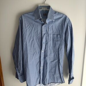 Peter Miller- barely worn Men's Blue Striped Shirt